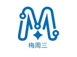 梅周三logo标志设计