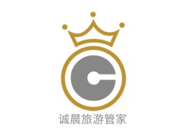 诚晨旅游管家logo标志设计
