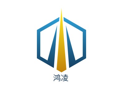 鸿凌公司logo设计