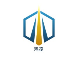 鸿凌公司logo设计