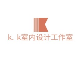 k. k室内设计工作室公司logo设计