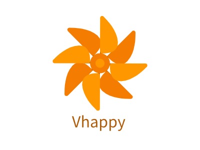 Vhappy店铺标志设计
