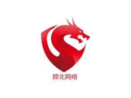 顾北网络公司logo设计