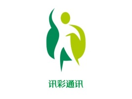 讯彩通讯公司logo设计