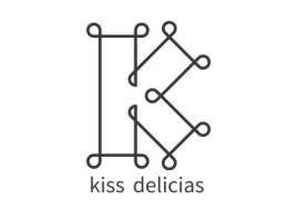 kiss delicias品牌logo设计