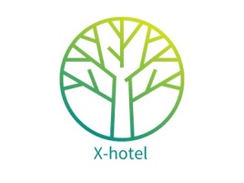 X-hotel名宿logo设计