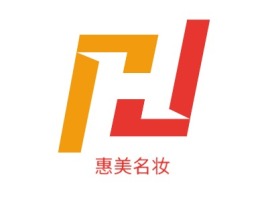 惠美名妆门店logo设计