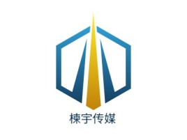 楝宇传媒logo标志设计