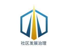 四川社区发展治理logo标志设计