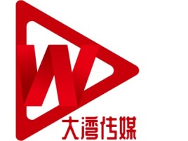 大湾传媒logo标志设计
