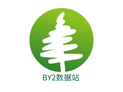 BY2数据站logo标志设计