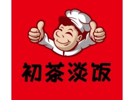 黑龙江初茶淡饭店铺logo头像设计