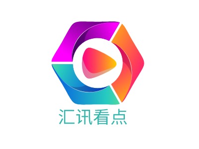 汇讯看点LOGO设计