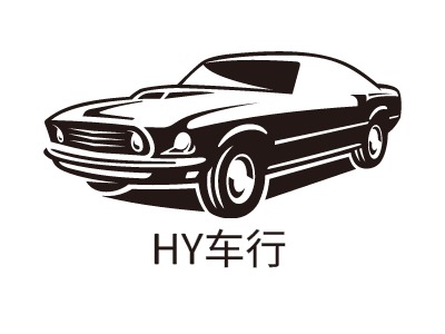 HY車(chē)行LOGO設(shè)計(jì)