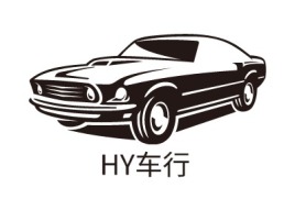 HY车行公司logo设计