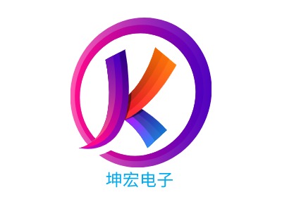 坤宏電子LOGO設計