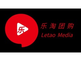 乐 淘 团 购logo标志设计