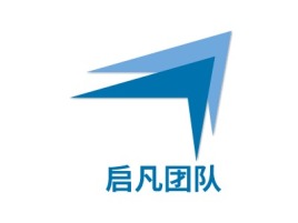 启凡团队金融公司logo设计