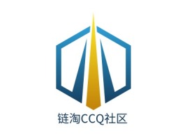 河南链淘CCQ社区公司logo设计