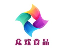 四川众欢食品品牌logo设计