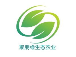 聚朋缘生态农业品牌logo设计