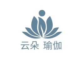 云朵•瑜伽logo标志设计