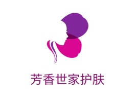 芳香世家护肤门店logo设计
