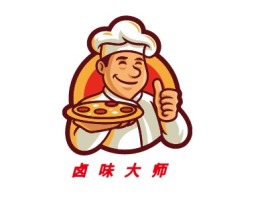 广东卤味大师店铺logo头像设计