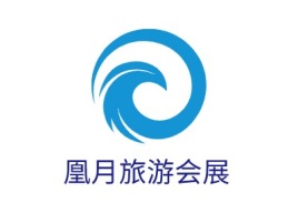 广东凰月旅游会展logo标志设计
