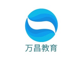 万昌教育logo标志设计