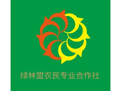 绿林盟农民专业合作社公司logo设计