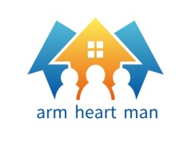 广东Warm heart man企业标志设计