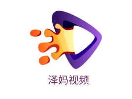 泽妈视频logo标志设计