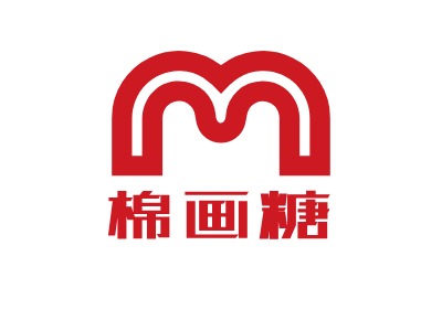 棉画糖logo标志设计