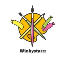 Winkystarrr店铺标志设计