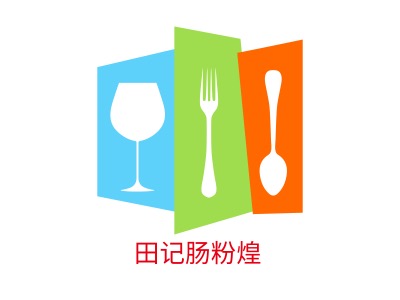 田记肠粉煌店铺logo头像设计