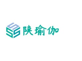陕瑜伽logo标志设计