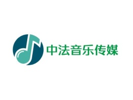 广东中法音乐传媒logo标志设计