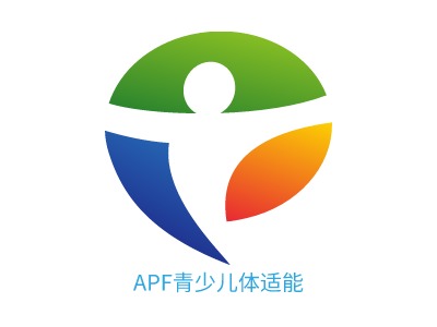 APF青少儿体适能logo标志设计