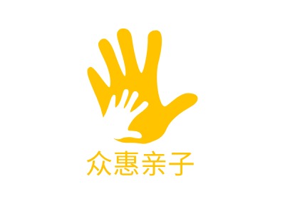众惠亲子门店logo设计