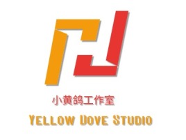 辽宁小黄鸽工作室logo标志设计