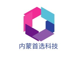 内蒙首选科技公司logo设计