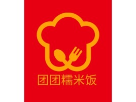 团团糯米饭品牌logo设计