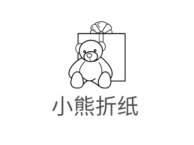 小熊折纸LOGO设计