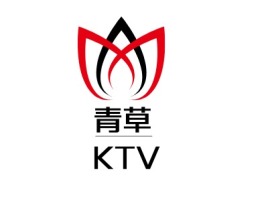 青草KTV公司logo设计