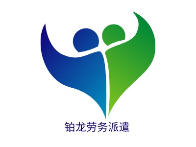 铂龙劳务派遣公司logo设计