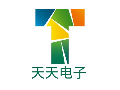 天天电子公司logo设计
