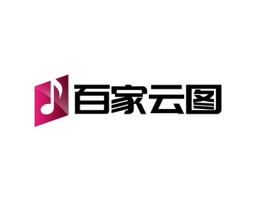 百家云图logo标志设计