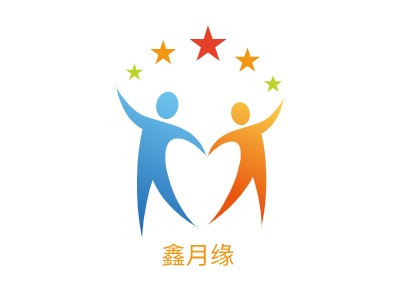 鑫月缘门店logo设计