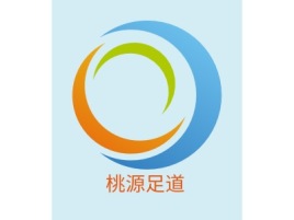 桃源足道养生logo标志设计